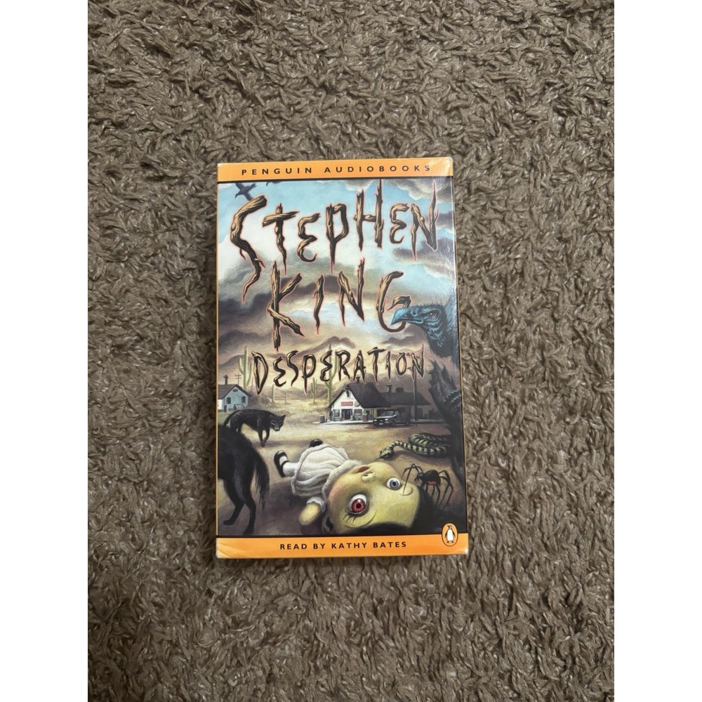 Stephen King Desperation HC DJ Viking 1996 Fiction Novel Audio Book on Cassette